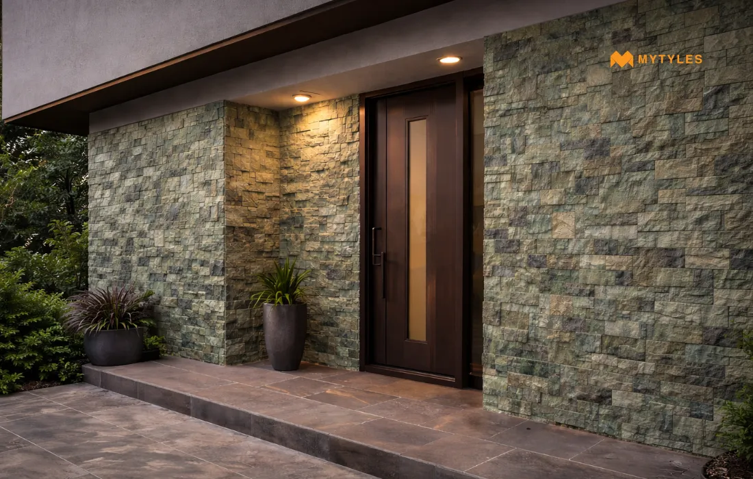 Stone Cladding elevating the exterior